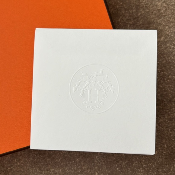 Hermes Gift Box Orange Rcpt Envelope FB0082 - Picture 2 of 12